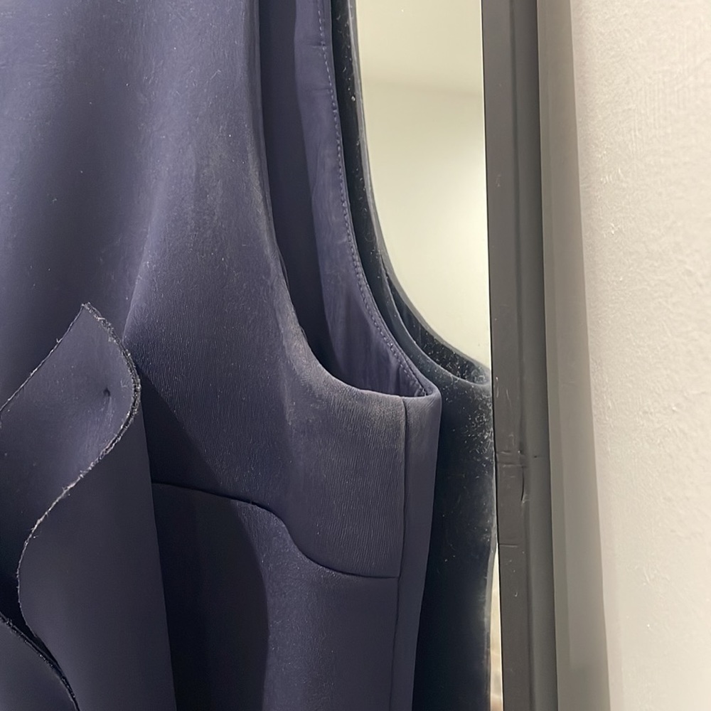 Eliza J Navy Blue Mermaid Gown - Picture 4 of 7